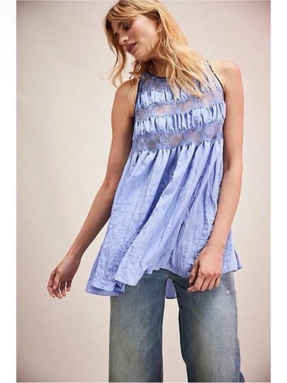 Free People Current Obsession Mini Slip XL